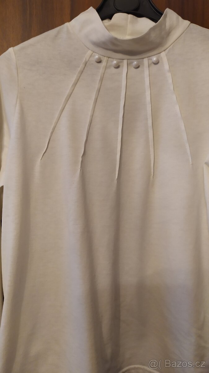 hezká bílá halenka,vel.42 - 4