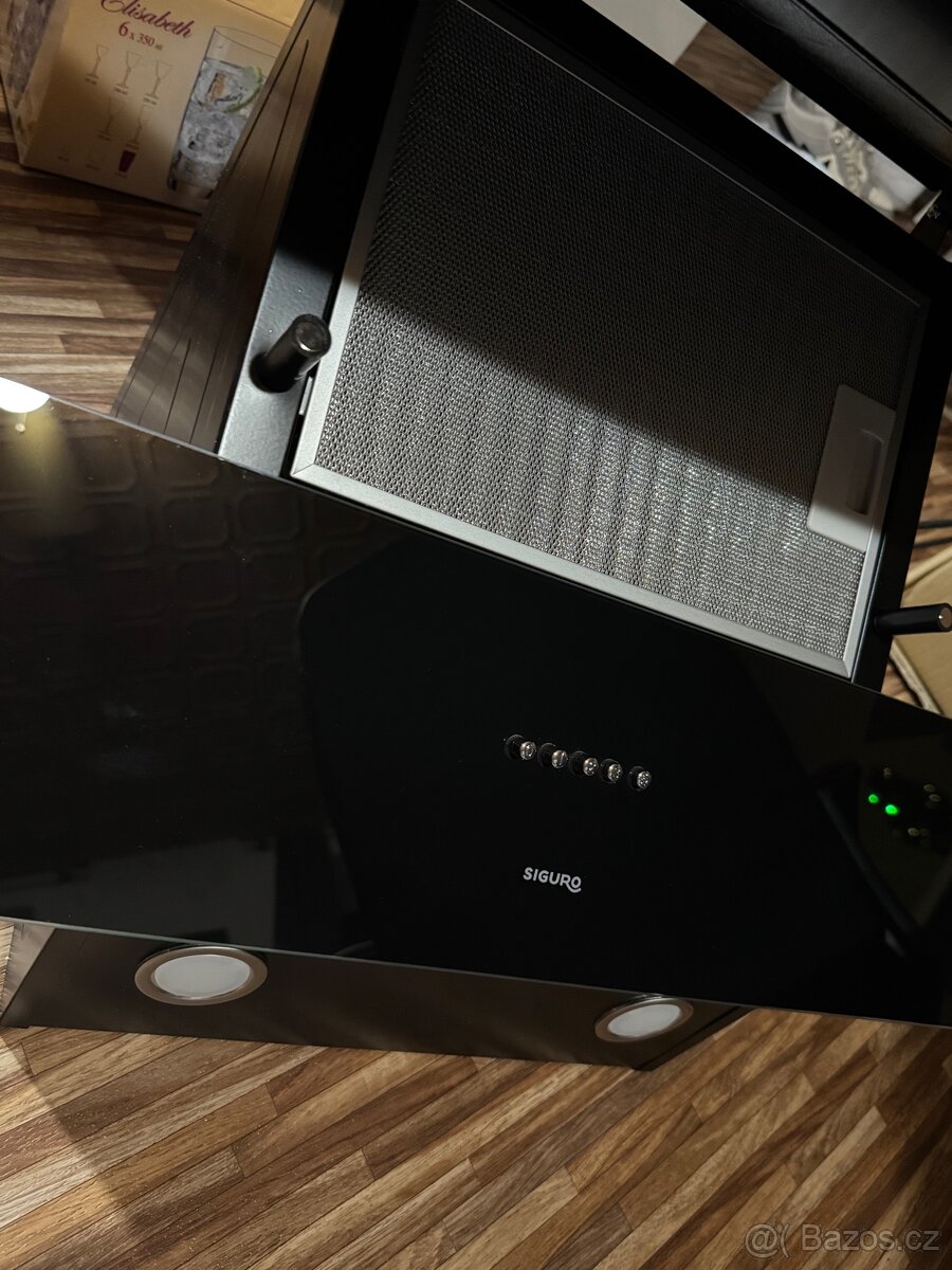 Digestoř Siguro HD-G35 – komínová, černá - 4