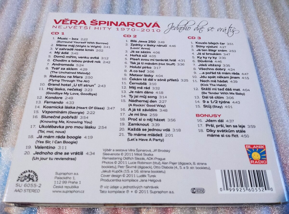 Cd - 3 cd - Věra Špinarová - 4