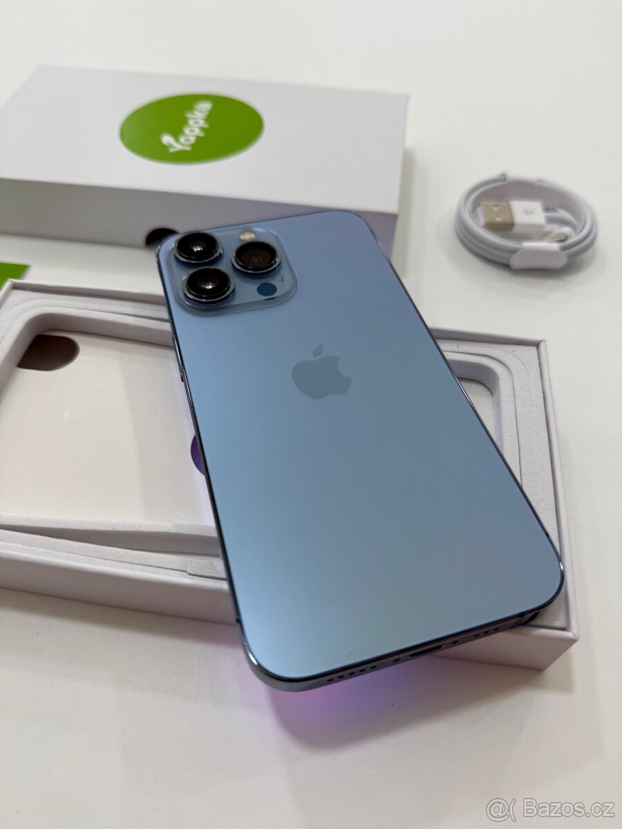 Apple iPhone 13 Pro 128GB Blue - Krásný stav - ZÁRUKA - 4
