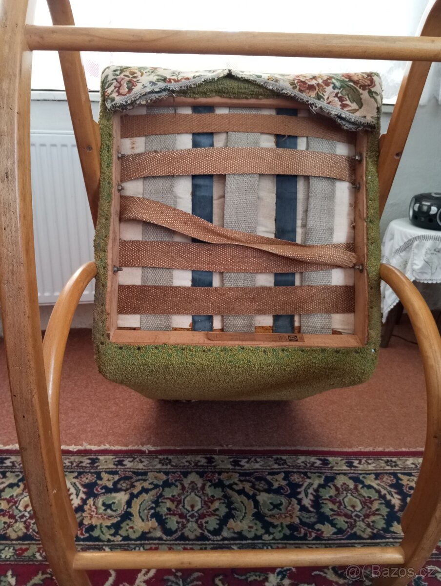 Retro houpací křeslo - 4