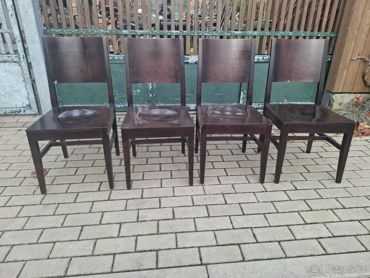 4x židle - 4