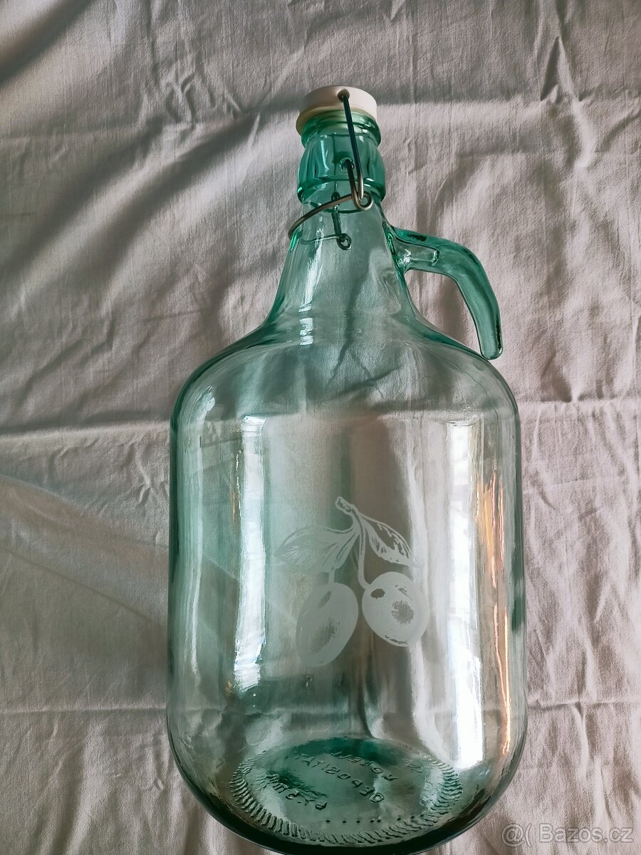 slivovice set "štamprle" komínek + láhev - 4