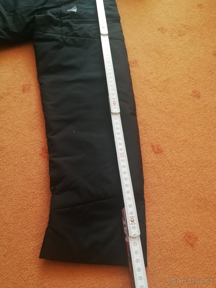 Dámský černý kabát adidas - velikost M - 4