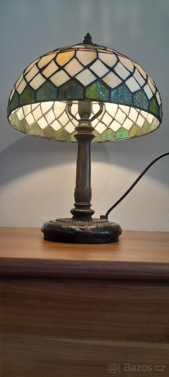 Krásná vytrážova lampička - 4