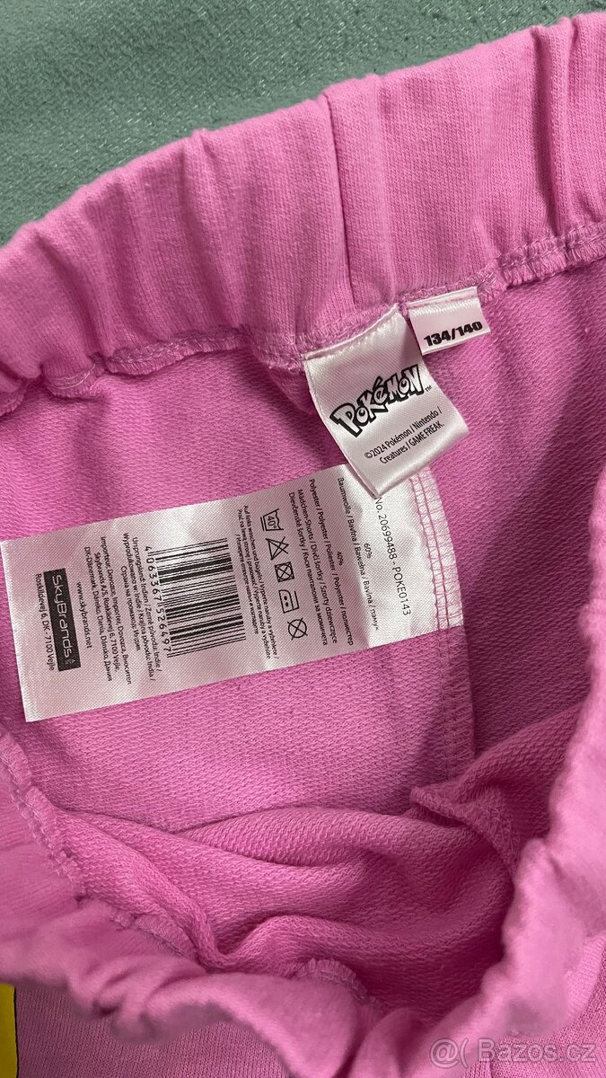 Růžové kraťasy Pokemon - 4