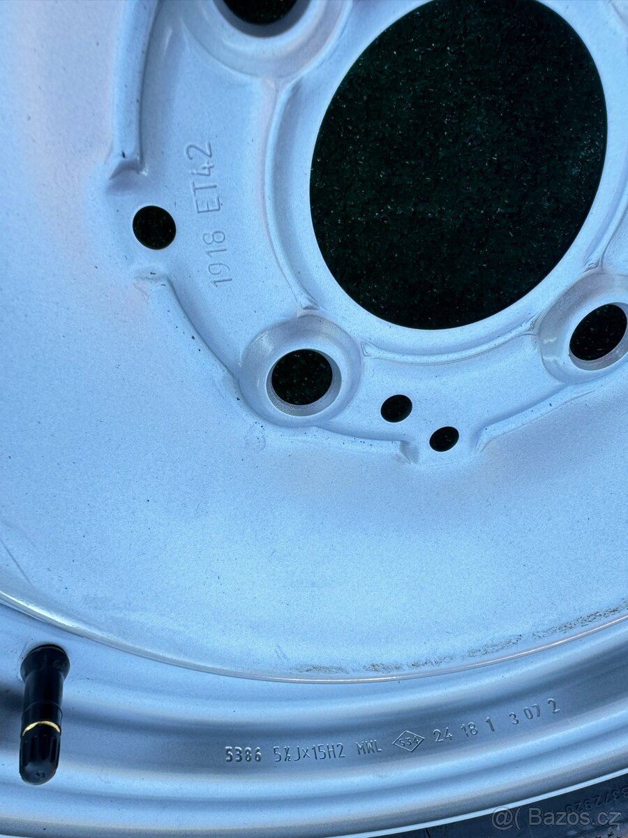 Plechová sada Smart Fortwo 4x100 nová sada TMPS - 4