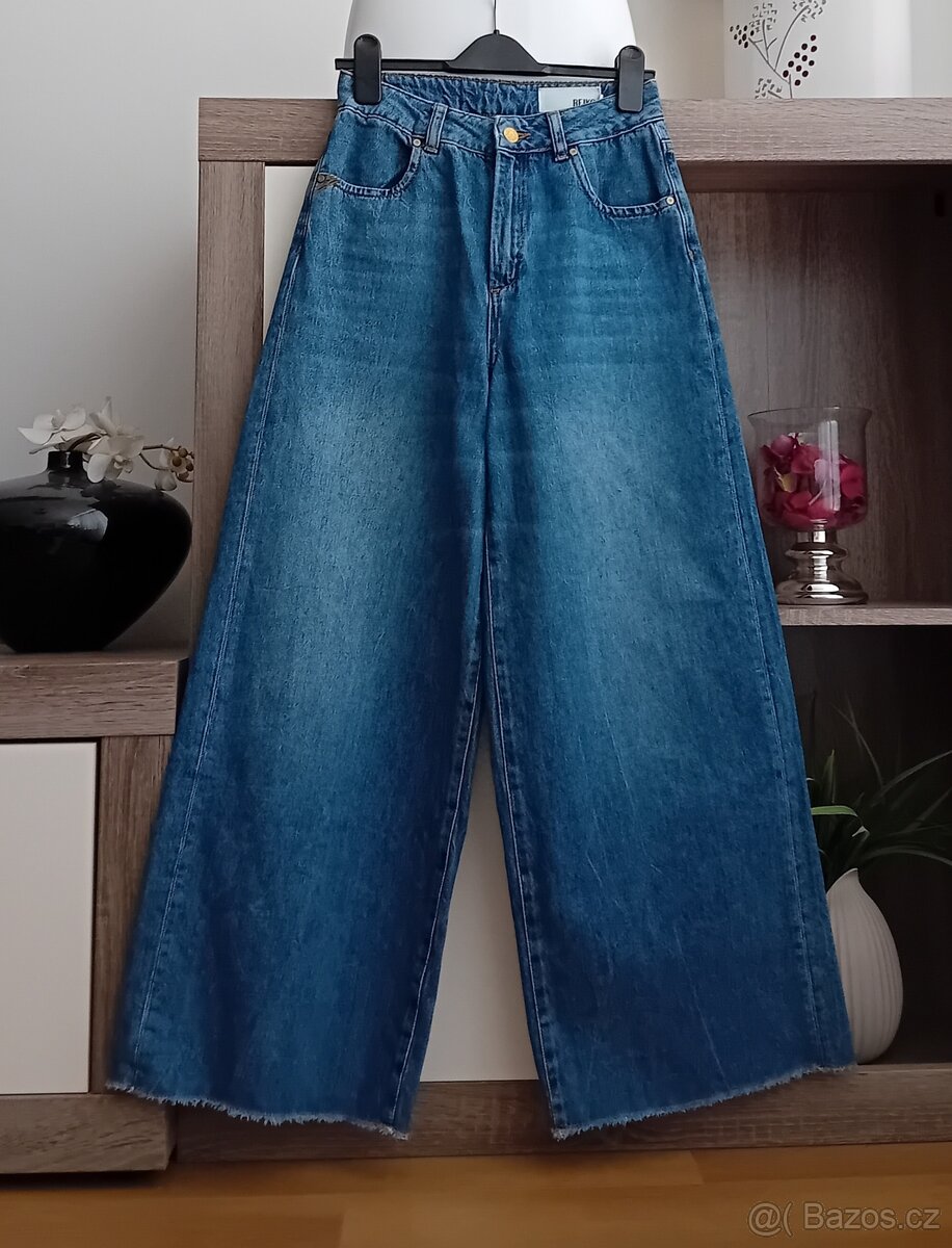 Reiko dámské široké džíny vel. XS/S - 4