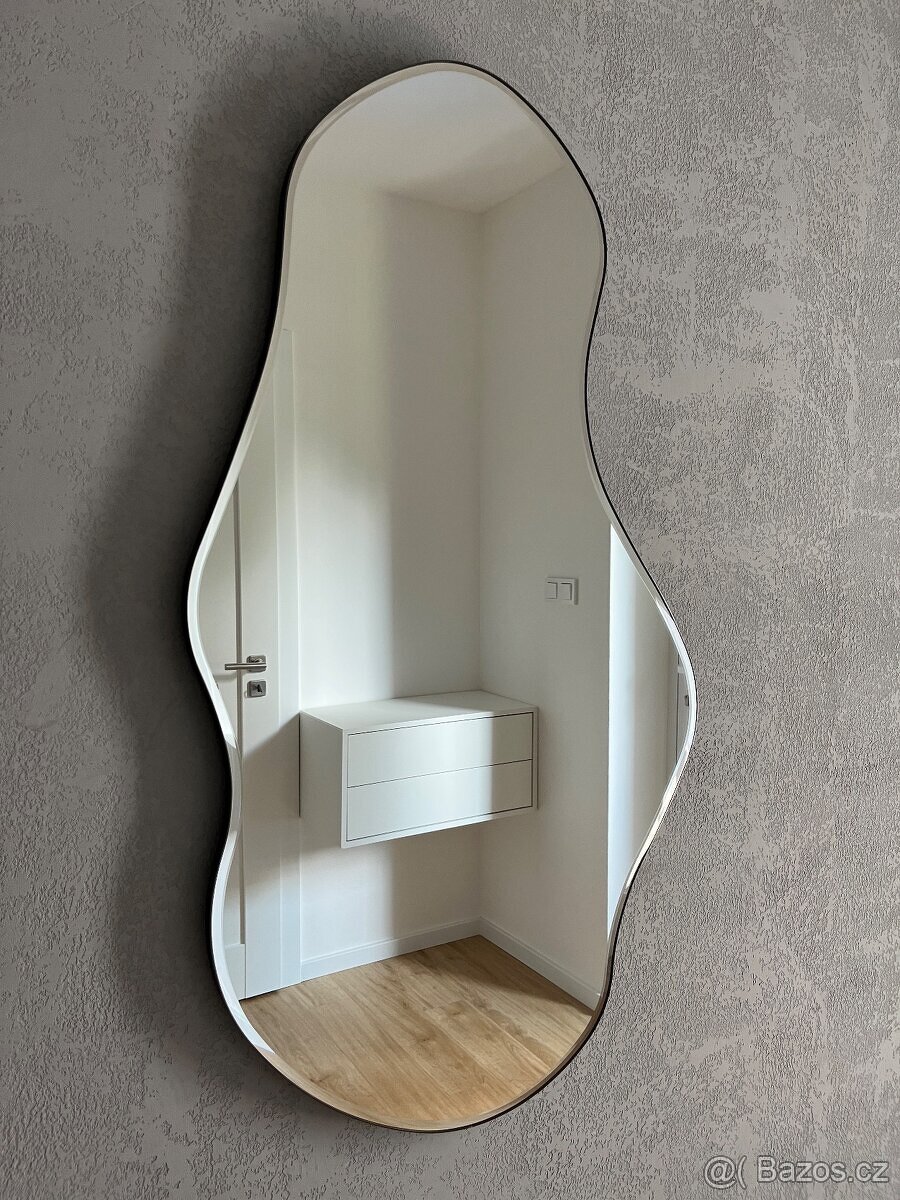 Zrcadlo Ferm living Pond large, brass - 4