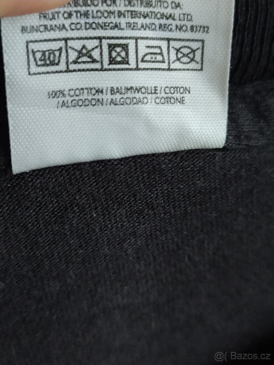 Triko pánské černé - 4