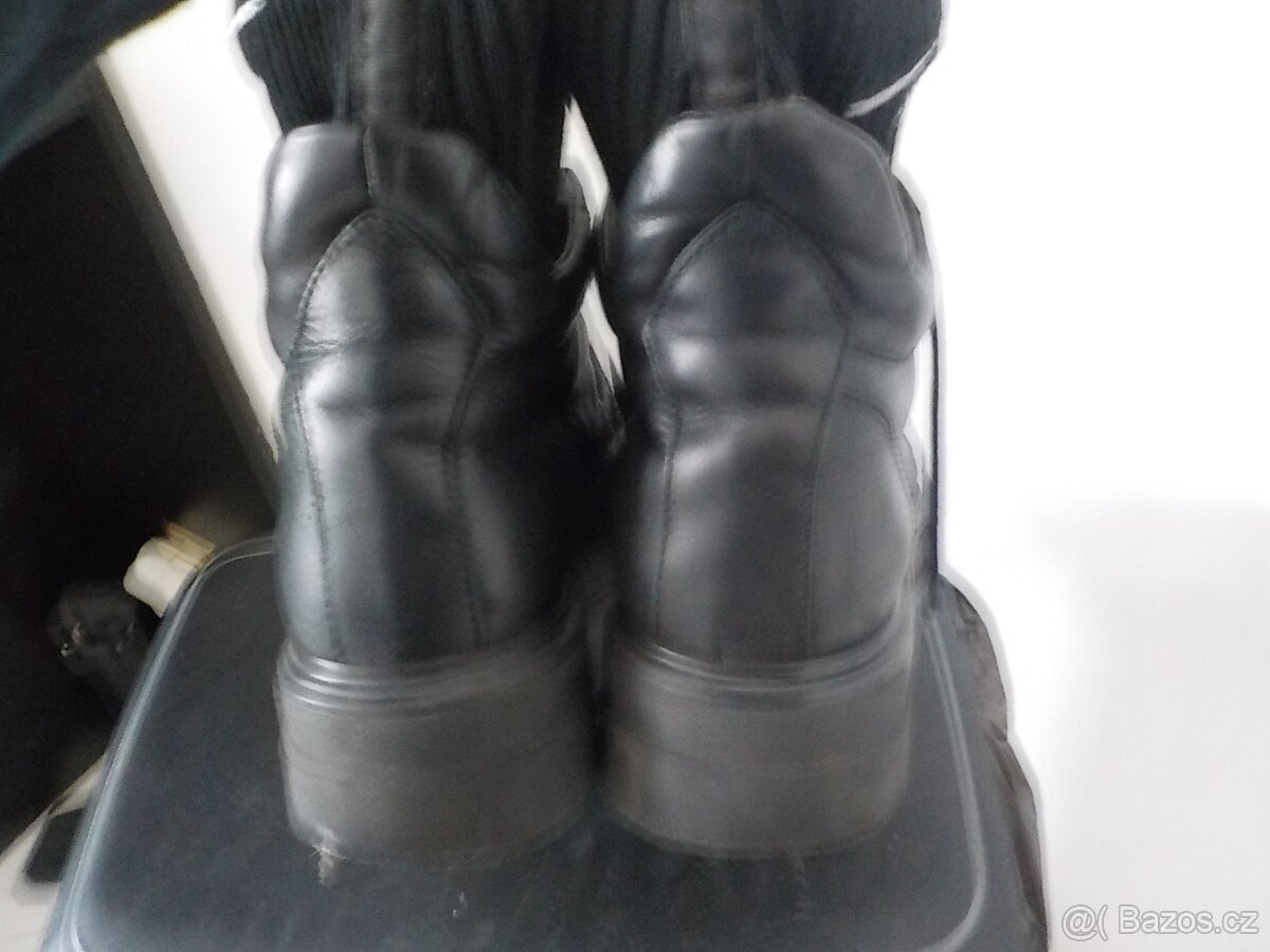 Tommy Hilfiger kožene robusni zimni boty vel 39 - 4