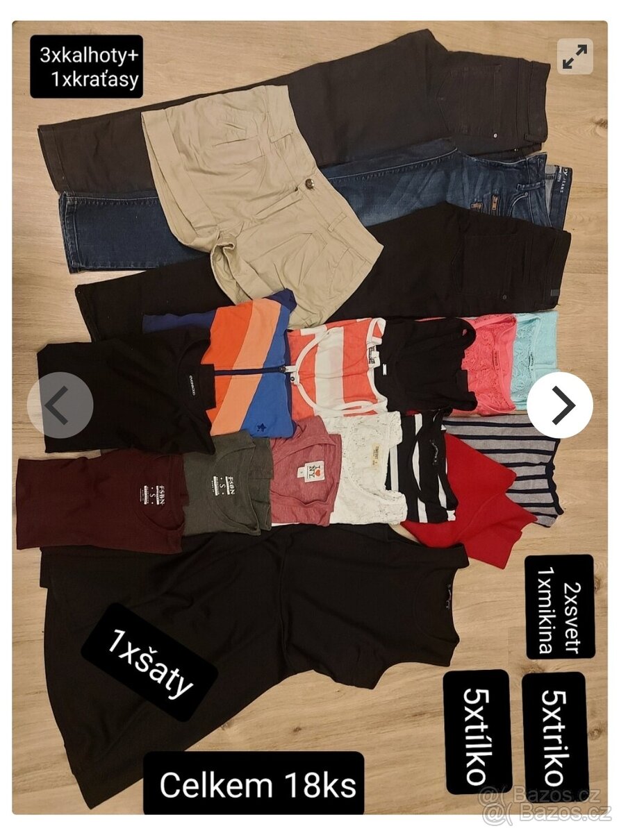 Oblečení velikost S,kšiltovka šátek šál čepice - 4