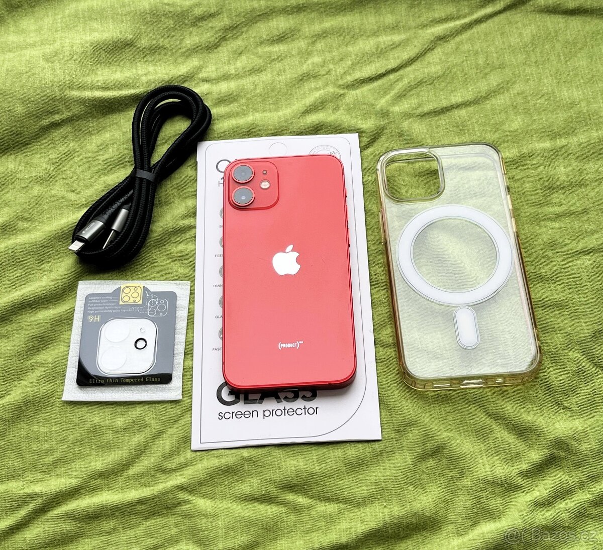 🍏 Apple Iphone 12 Mini 64GB RED 🍎 100% baterie 🔋 - 4