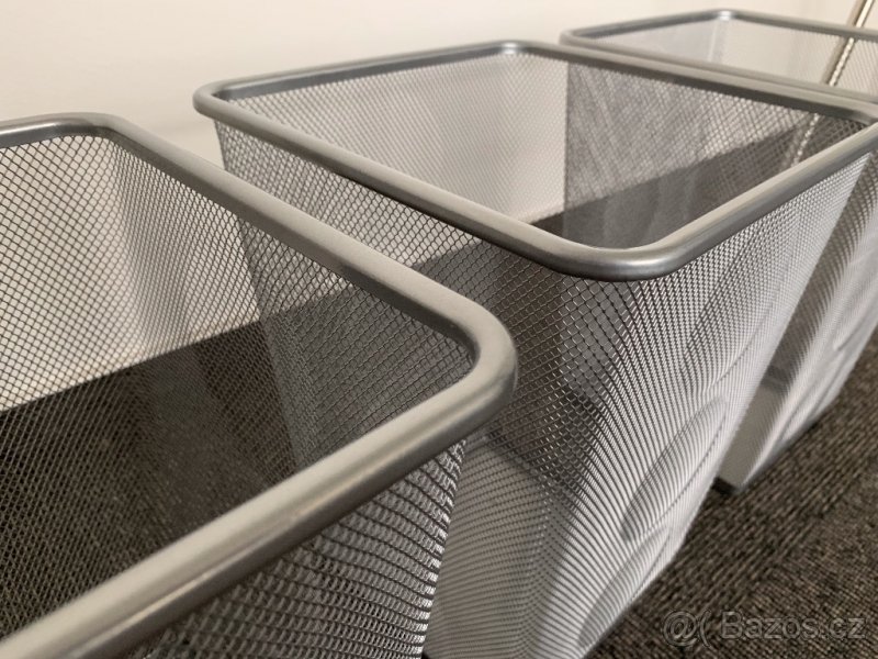 2x kancelářský kovový koš IKEA - 4