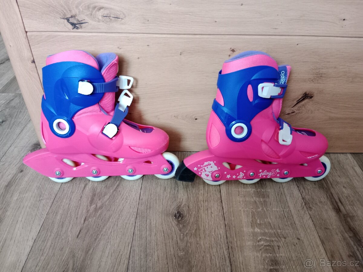 Dívčí kolečkové brusle velikost 32-34 - 4
