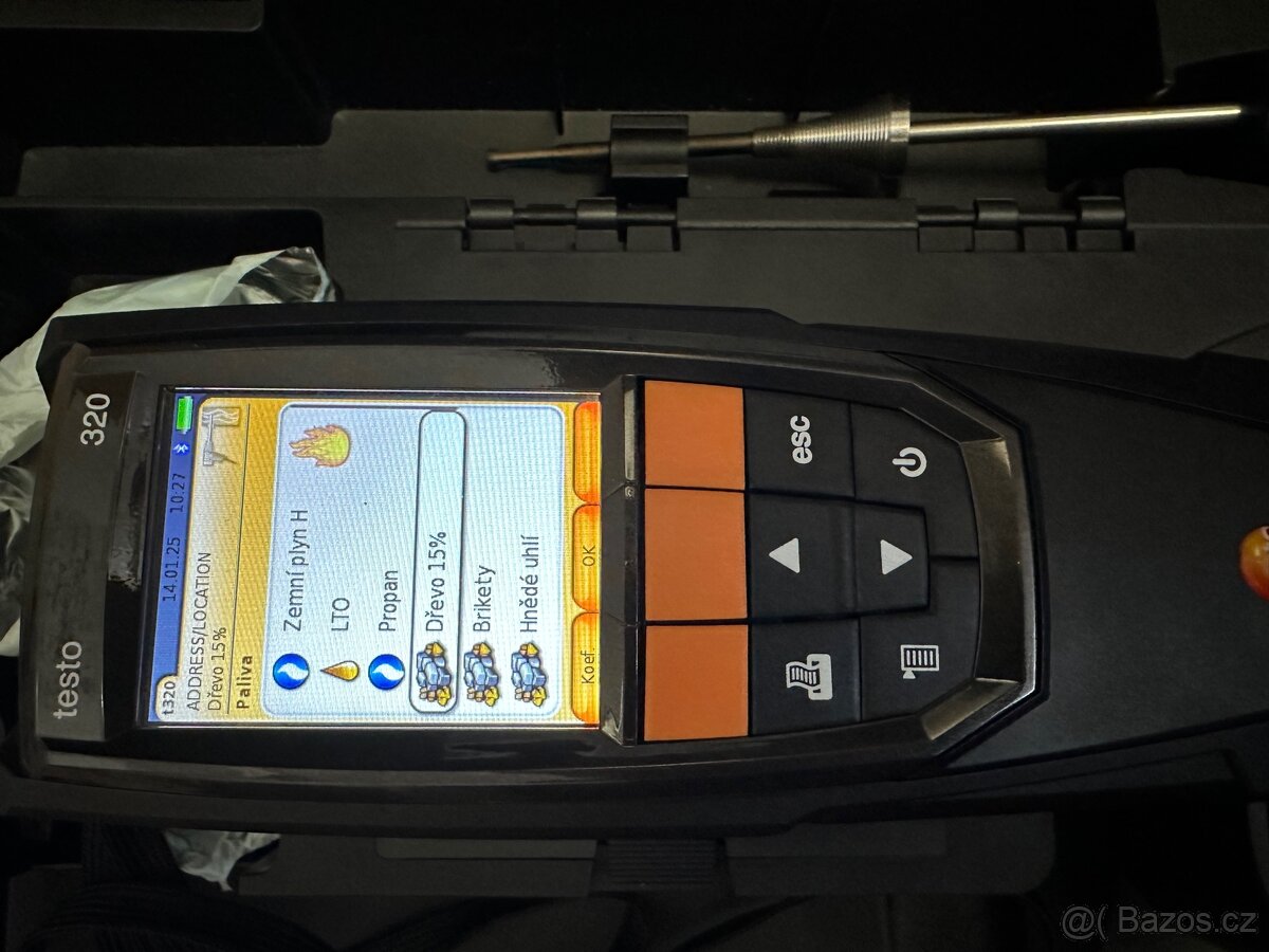 TESTO 320 ANALYZÁTOR SPALIN - 4