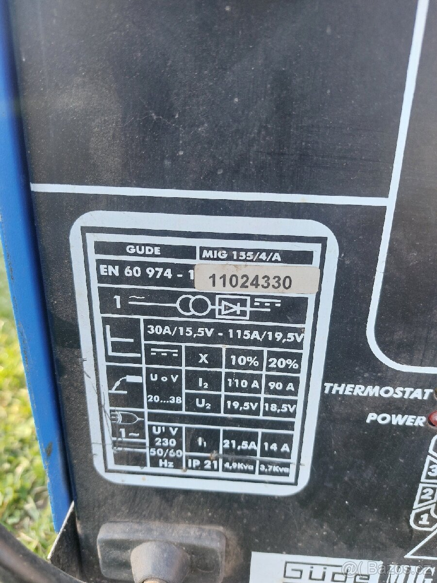 Svářečka Co2 GUDE MIG 155/4/A - 4