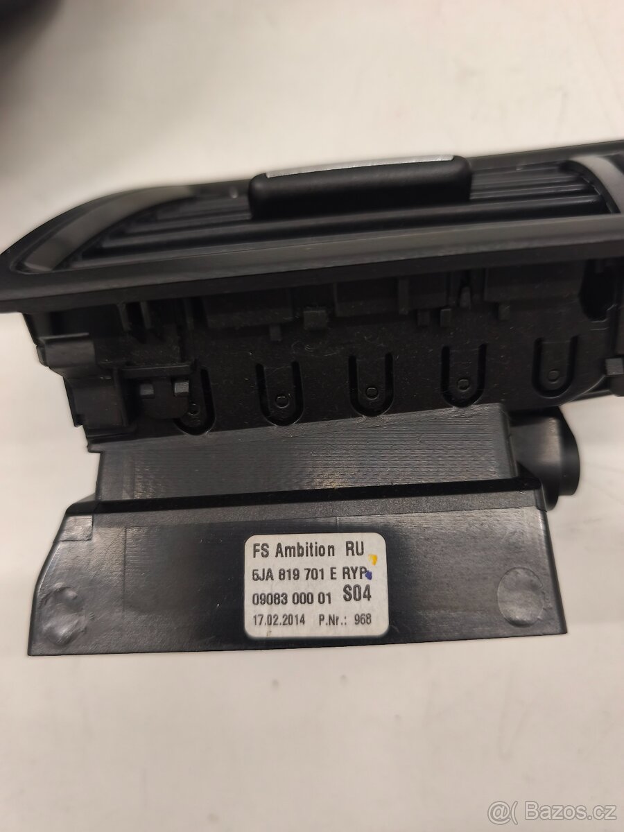 Výdechy ventilace škoda rapid - 4