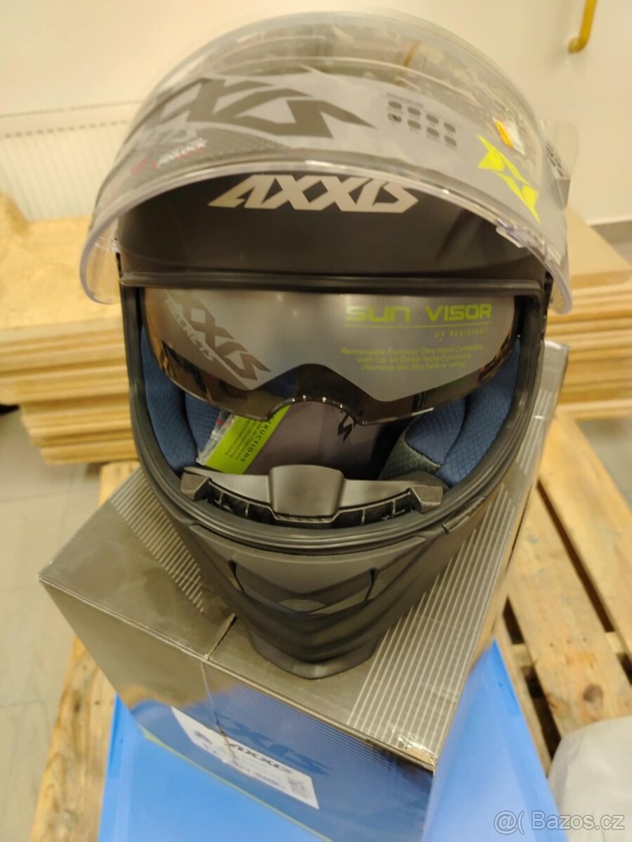 nová přilba AXXIS EAGLE černá matná M - 4