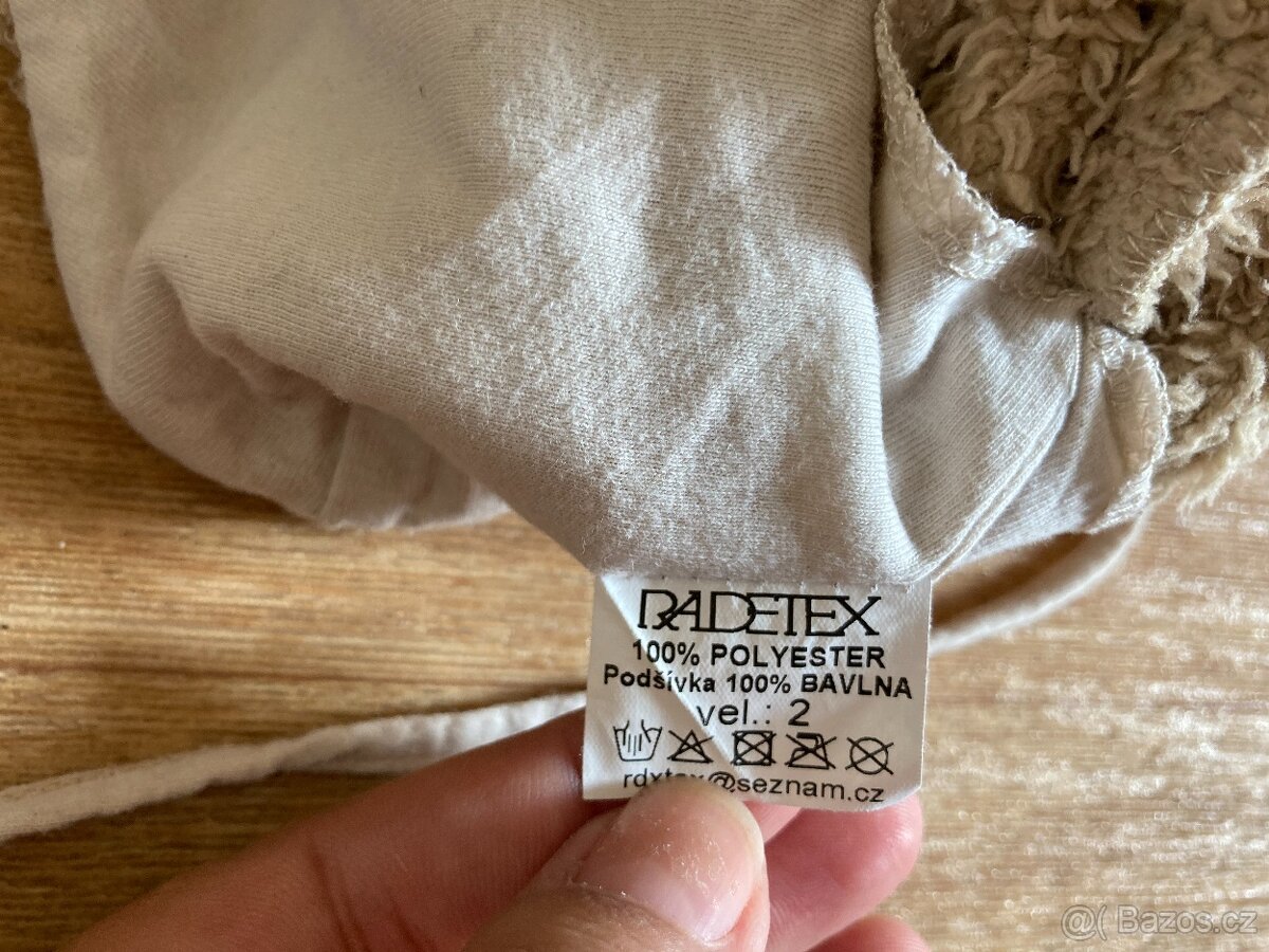 Děštská zimní čepice/beranice 1-3 roky - 4