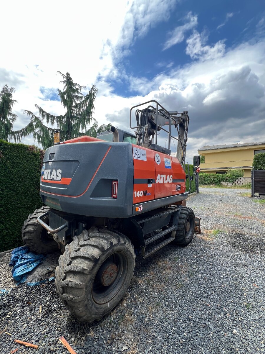 Kolový bagr ATLAS 140W s TP, r.v. 2021, nox rotátor, 16 tun - 4