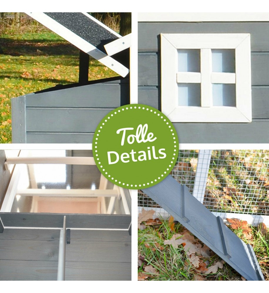 Výroba,kvalitní kurník, slepičárna s výběhem pro 4-5 slepic. - 4