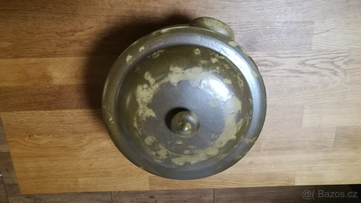 PILLIVUYT FRANCE - VELKÝ PORCELÁNOVÝ HRNEC FLAMMES - 4