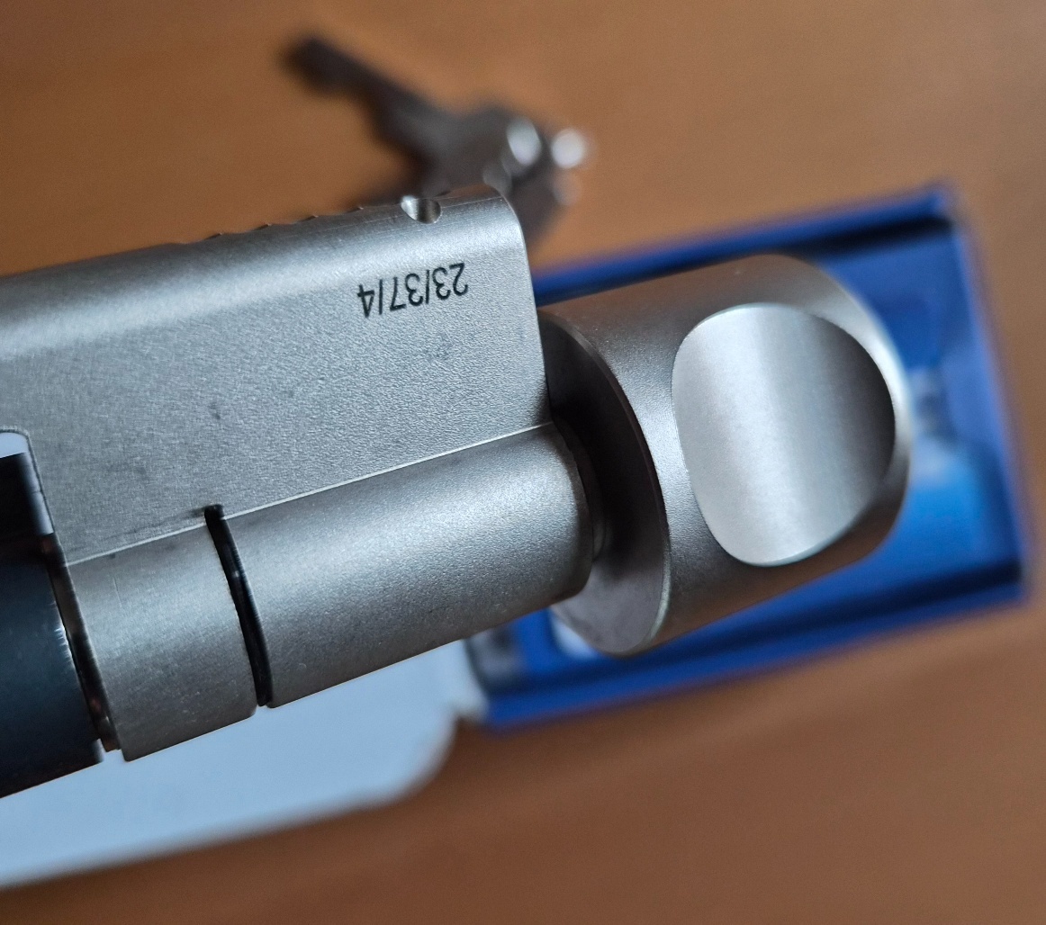 Cylindrická bezpečnostní vložka Fab s knoflíkem - 4