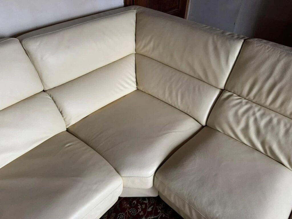 Moderní kožená sedací souprava ve tvaru "U", 3299 - 4