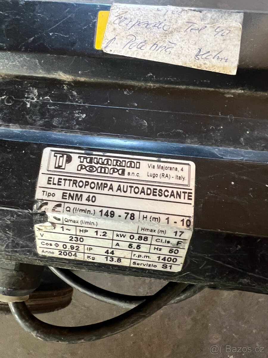 ČERPADLO TELLARINI ENM 40 - 4