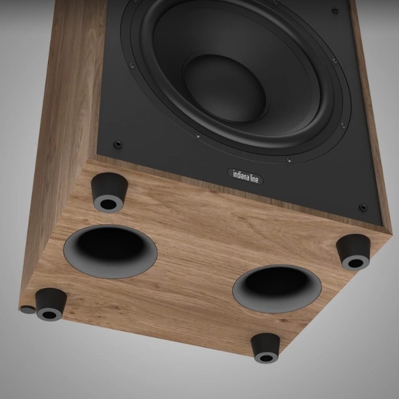 Vintage reprosoustava Indiana Line Utah 5 - Světlý dub - 4