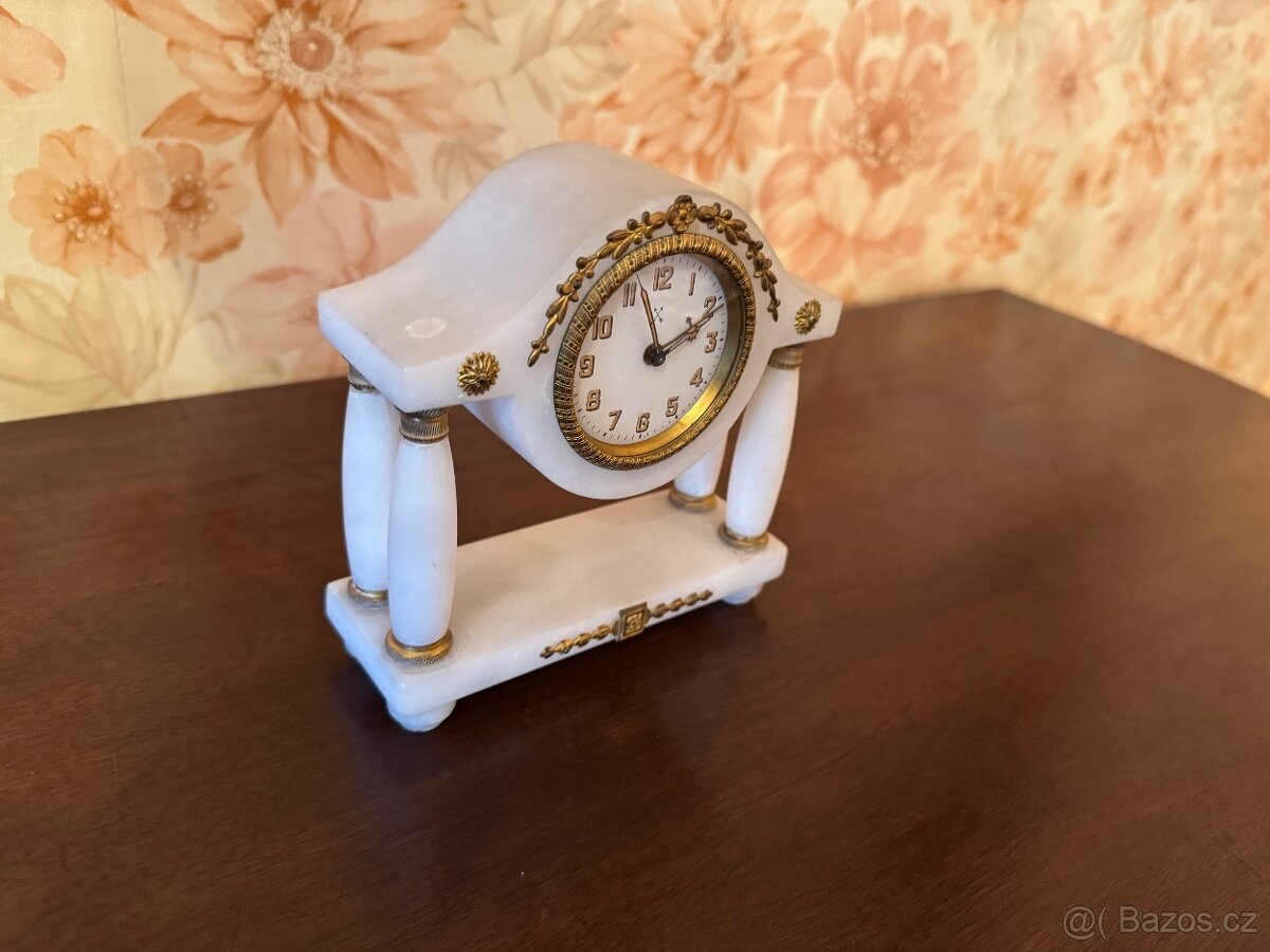 Starožitné empírové stolní hodiny - 4