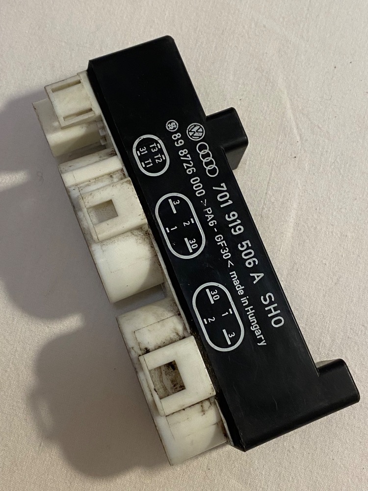 Relé, doběh větráku chladiče T4 a Sharan - 4