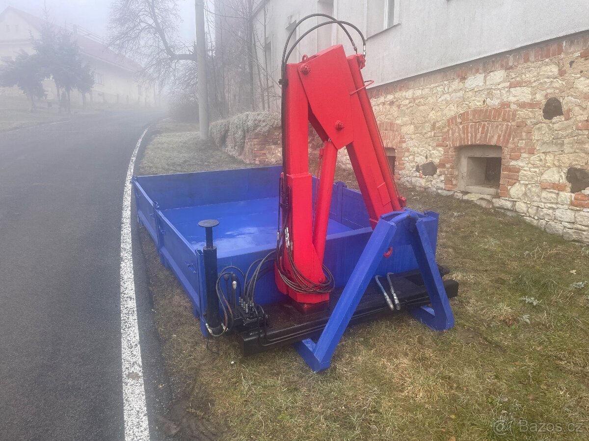 Kontejner s hydraulickou rukou 100cm hak - 4