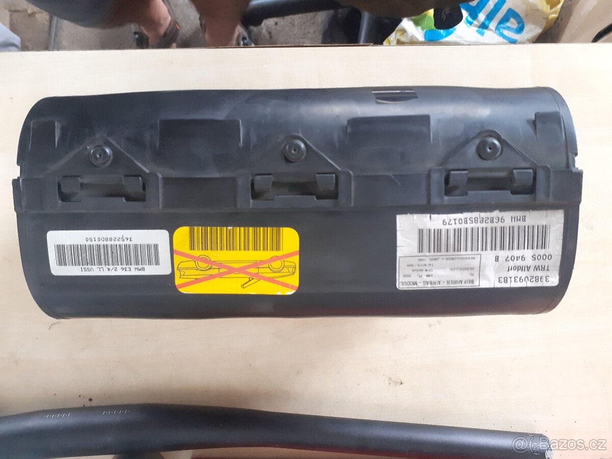 BMW E36 airbag řidiče + jednotka - 4