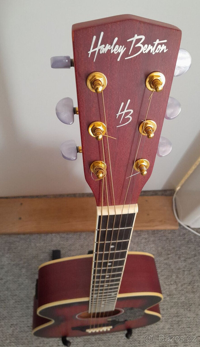 Harley Benton CG-45E Vintage Sunburst - 4
