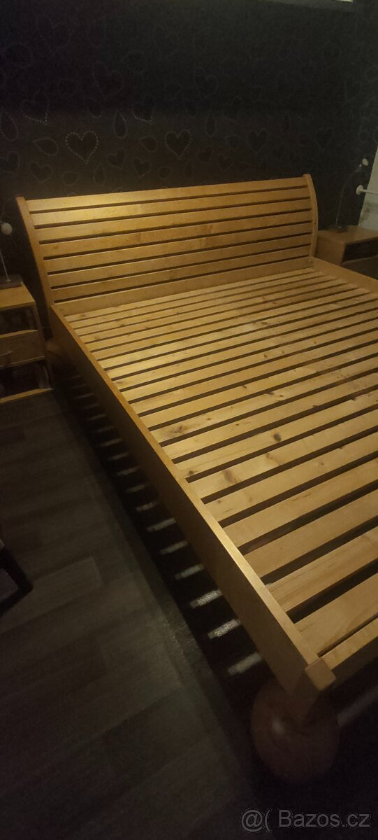 Manželská postel masiv 180cm - 4