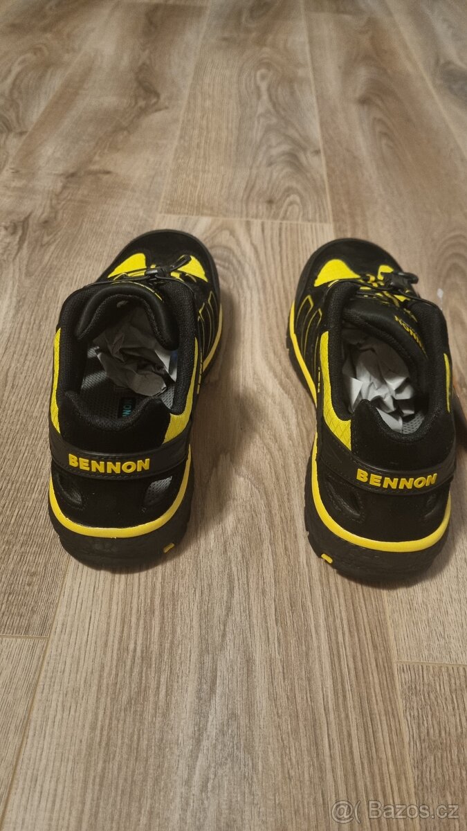 Pracovní sandály Bennon BOMBIS S1 ESD NM žluté - 4