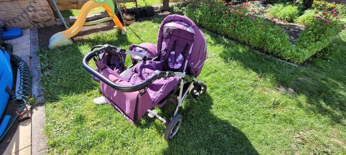 Krásný multifunkční kočárek LARGO -pěkný zachovalý - 4