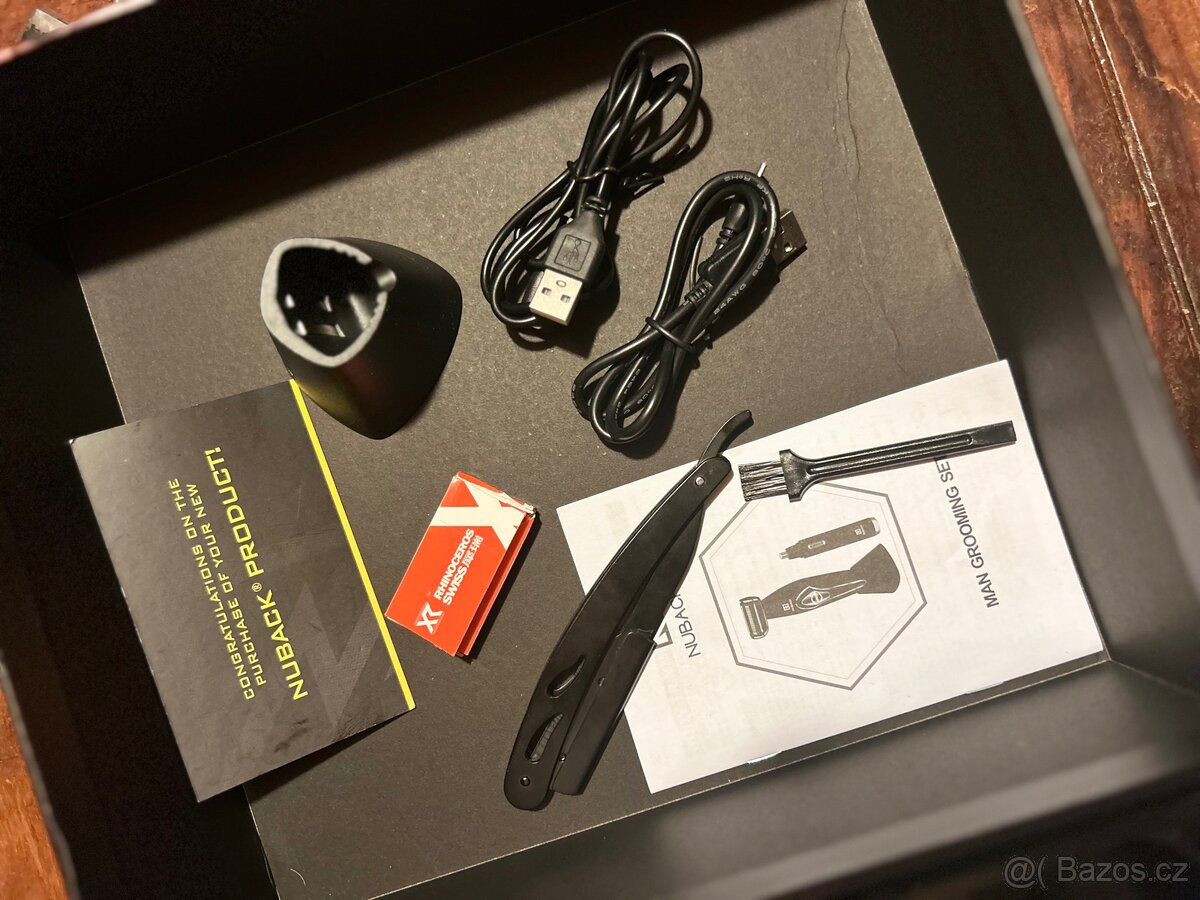 Holici strojek na zada a telo pro muze Nuback - 4