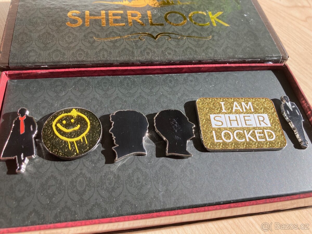 Sherlock Holmes 221B sada nová brože Cumberbatch - 4