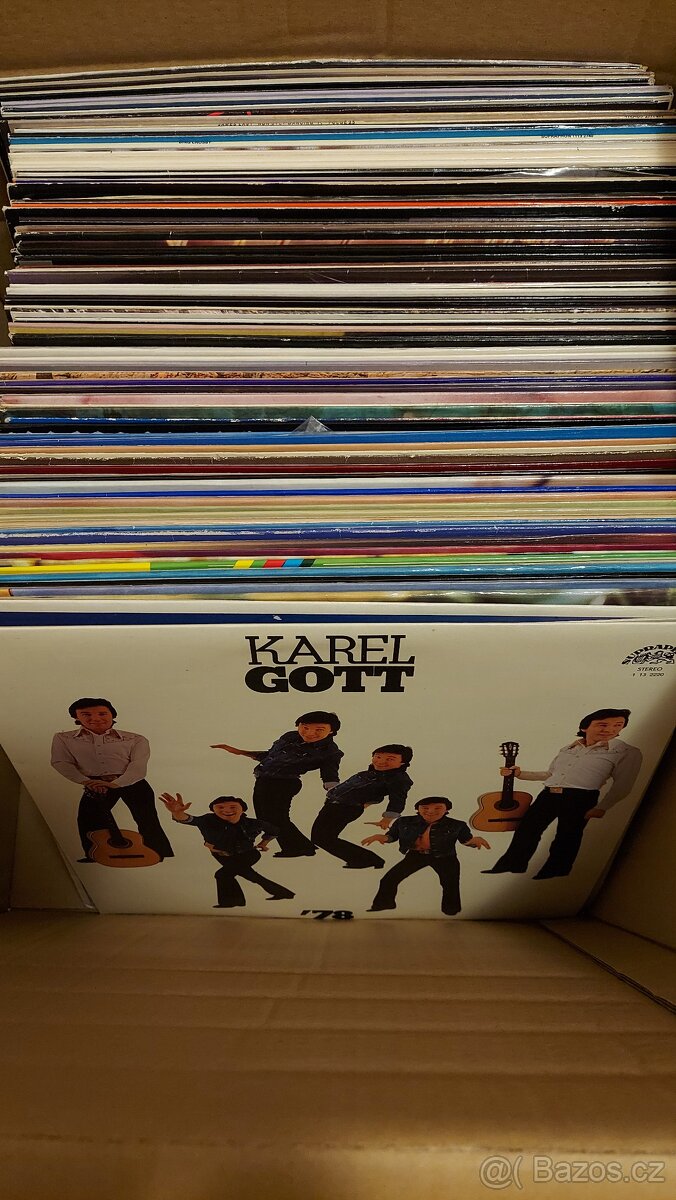 Sbírka gramofonových desek cca 90ks - 4