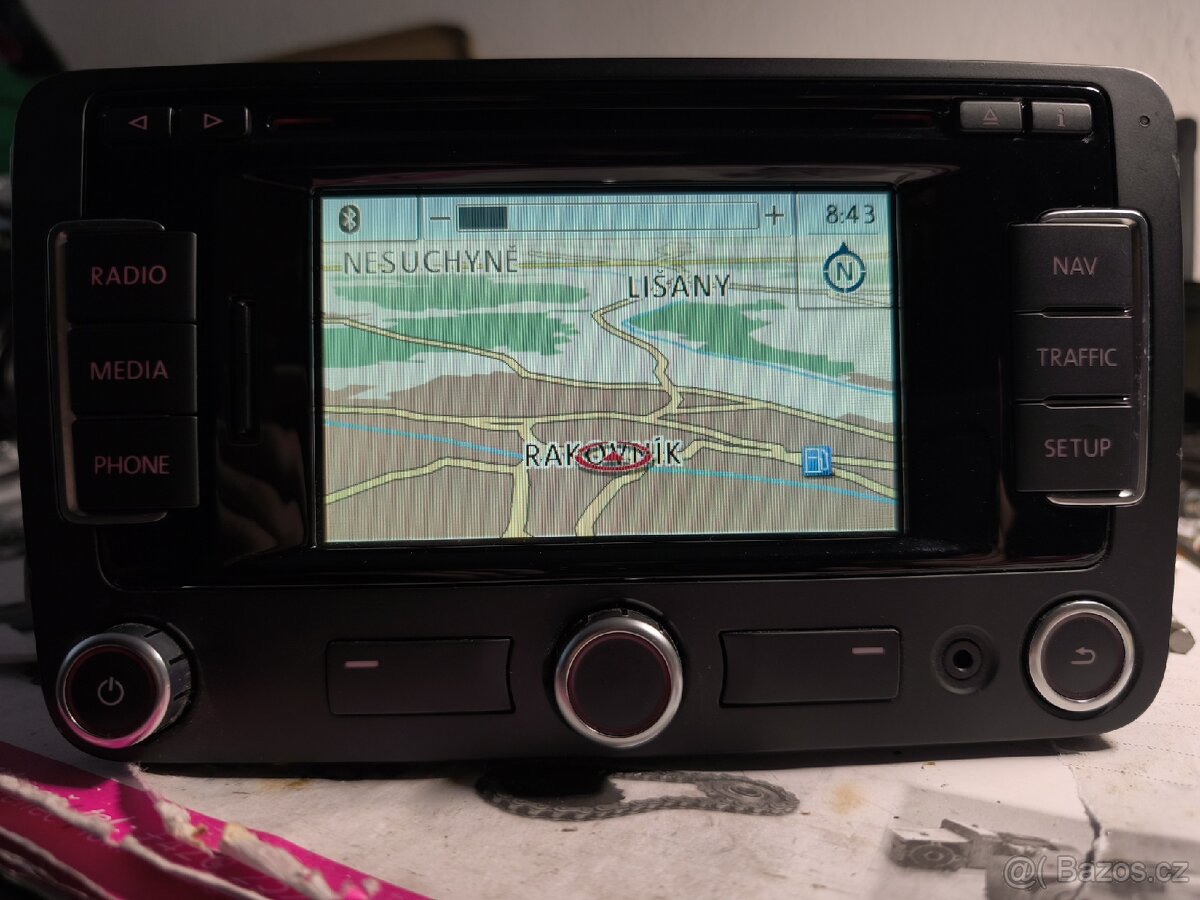VW RNS315 BT autorádio navigace 3C8035279F - 4