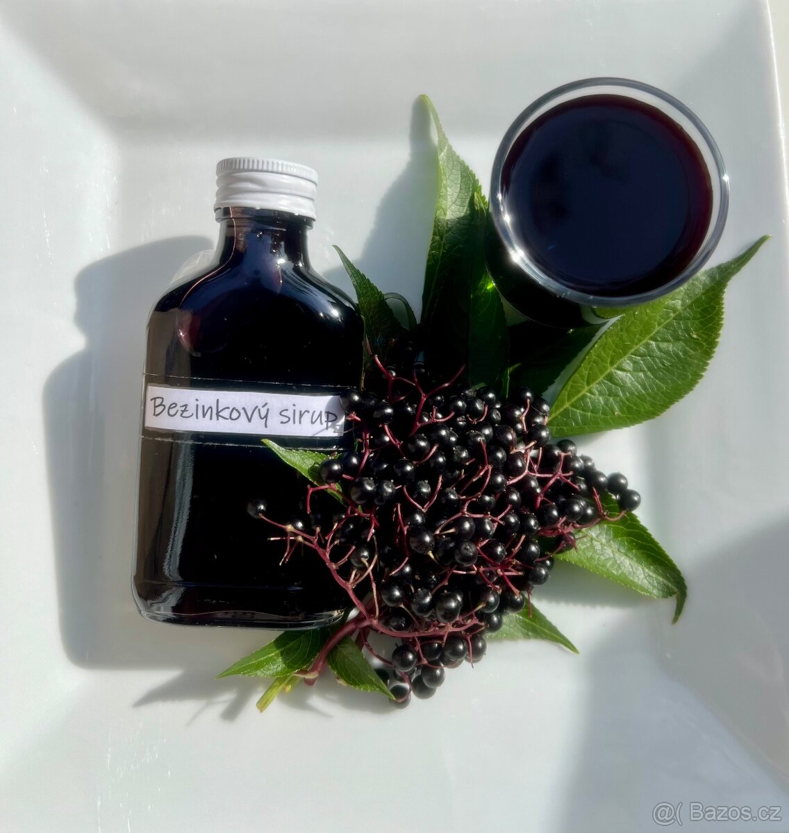 Čerstvý domácí bezinkový sirup - 4