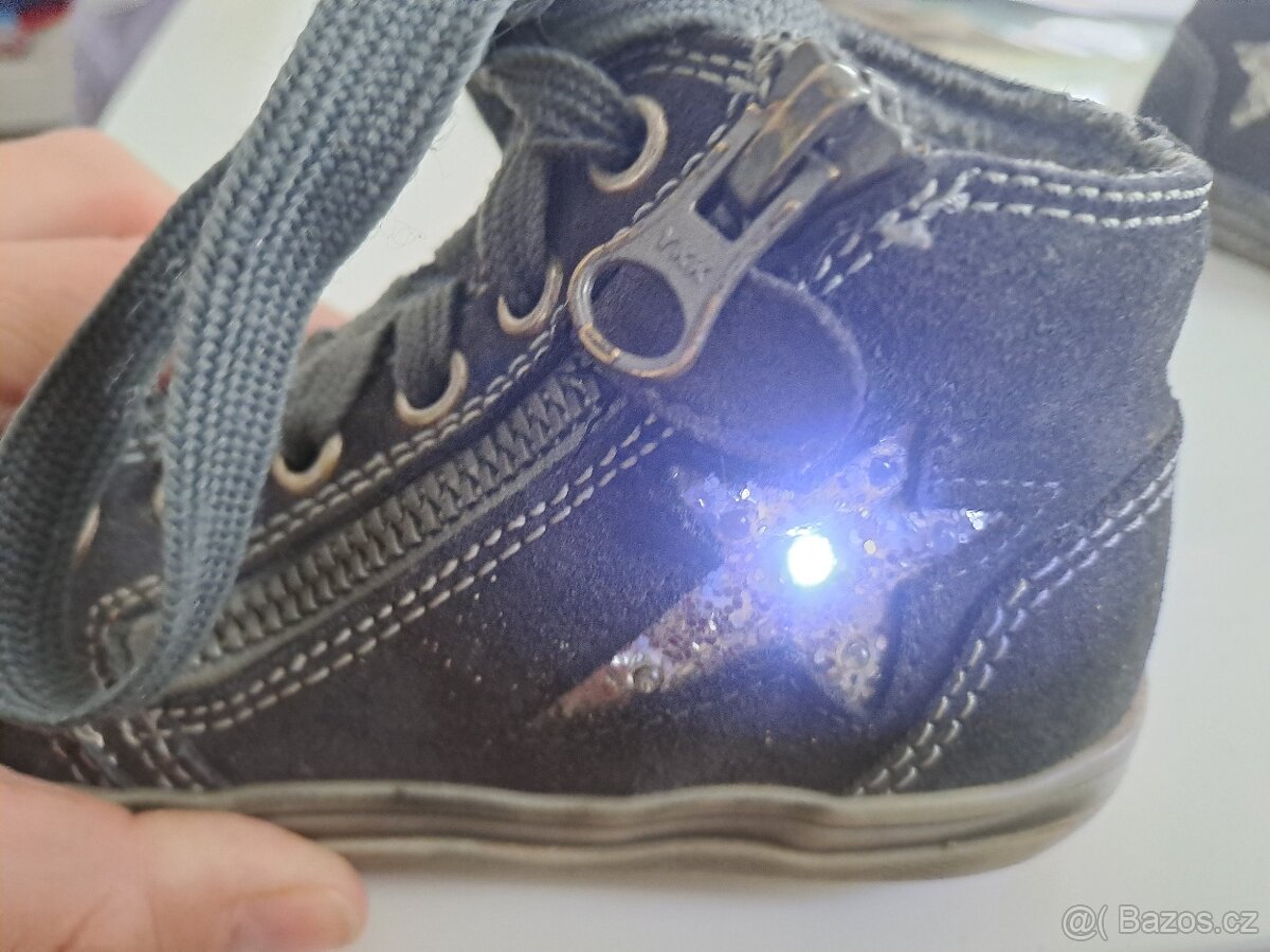 Blikací svítící boty zimní/ jarní Richter - 4