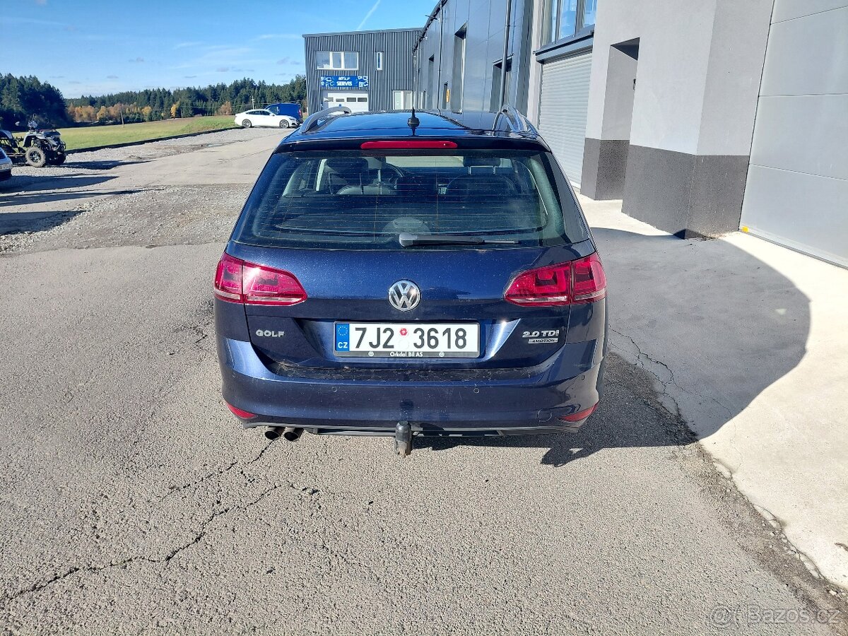 GOLF 7 2.0TDi 4x4 combi, r.15,, HIGHLINE+ WEBASTO,SERVIS - 4