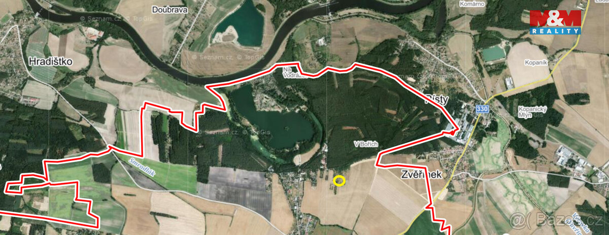 Prodej, pozemku, 334 m², Sadská - 4