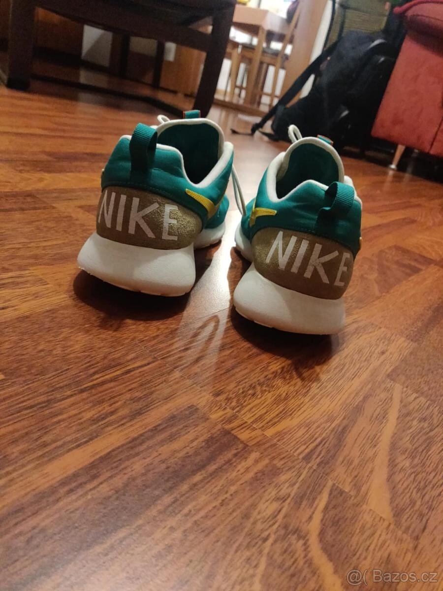 Nike Roshe Run – zeleno-žluté, vel. 45 - 4