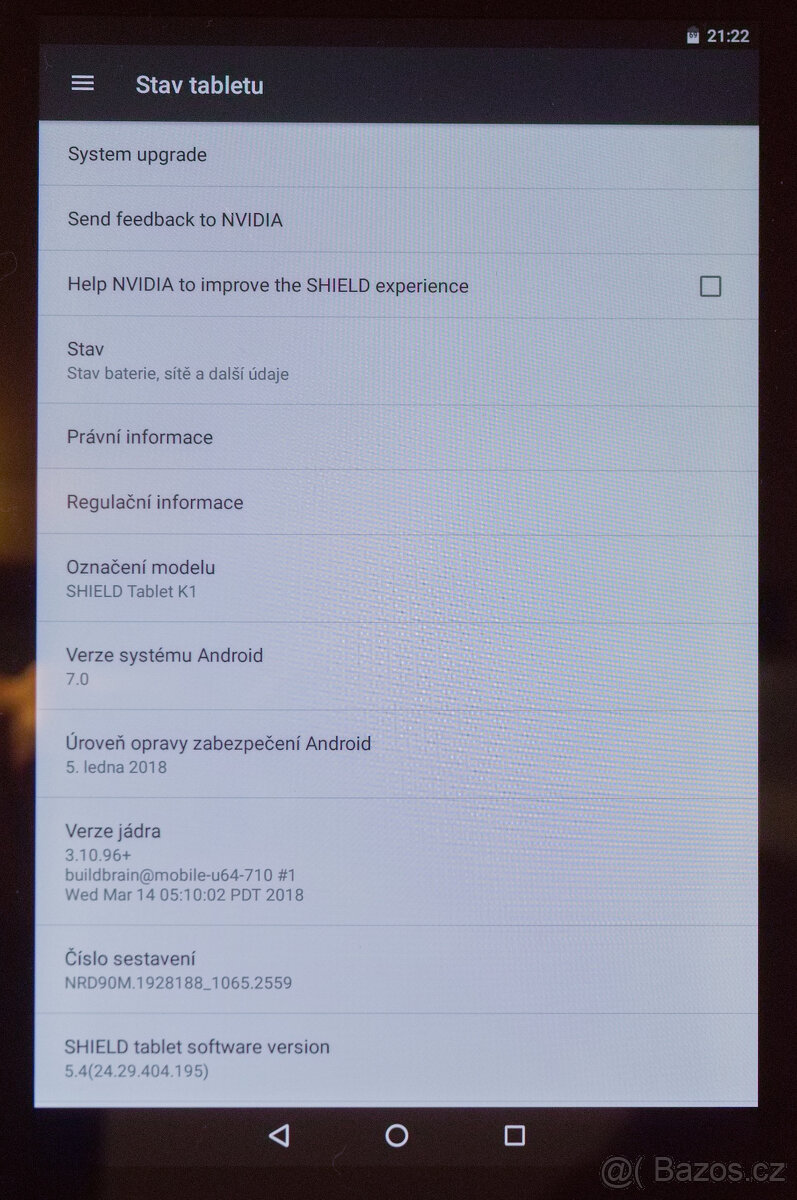 nVidia Shield K1 tablet s novou baterií a obalem - 4