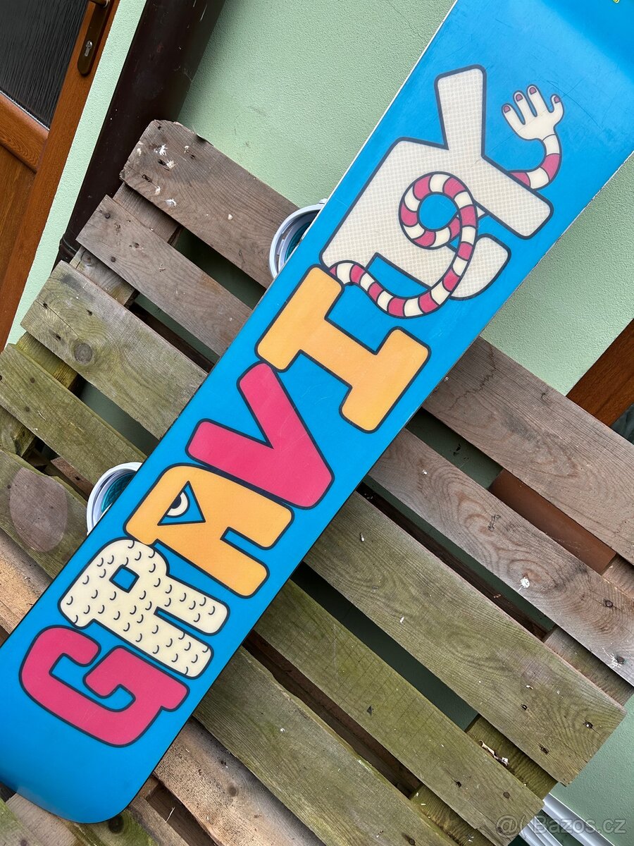 Dívčí, dámský snowboard komplet GRAVITY 140 cm - 4